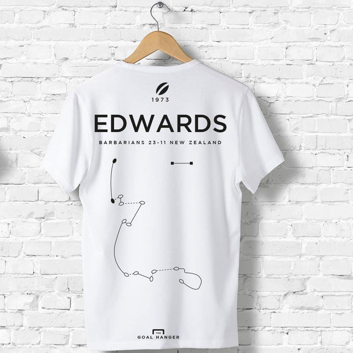 Edwards try of the century 1973 shirt - The Goal Hanger