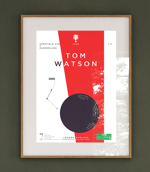 Tom Watson: Sunderland Play-off final 2025