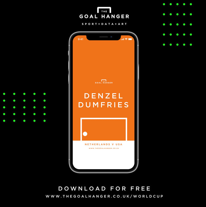 Denzel Dumfries: Netherlands v USA Phone Screen