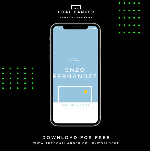 Enzo Fernandez: Argentina v Mexico Phone Screen