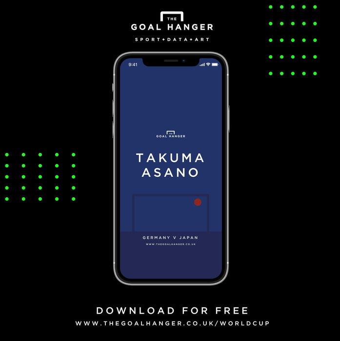 Takuma Asano: Germany v Japan Phone Screen