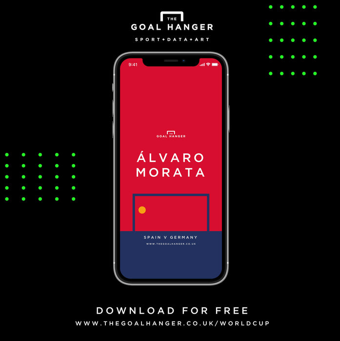 Alvaro Morata: Spain v Germany Phone Screen
