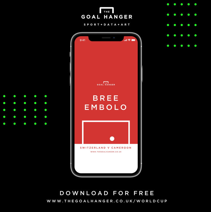 Bree Embolo: Switzerland v Cameroon Phone Screen
