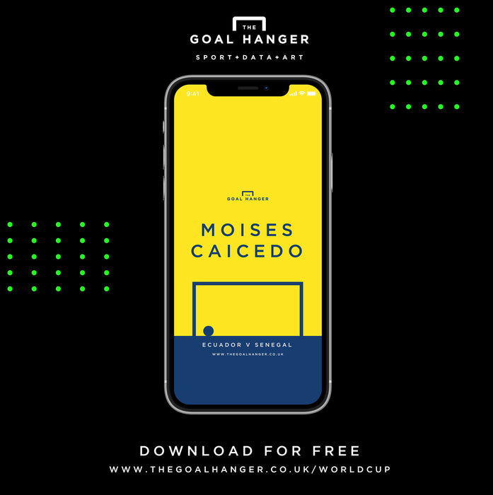 Moises Caicedo: Ecuador v Senegal Phone Screen