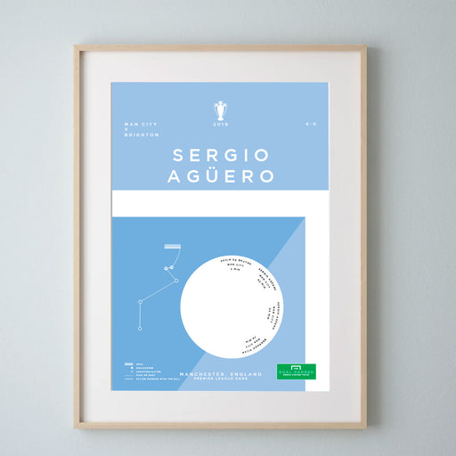 Sergio Aguero: Man City v Brighton 2019