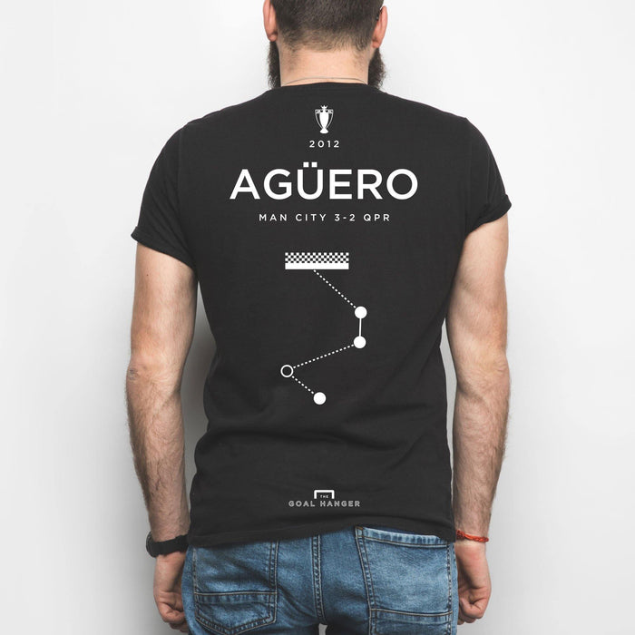 Aguero v QPR Shirt - The Goal Hanger