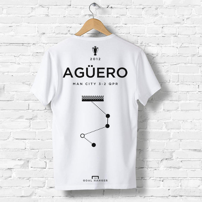 Aguero v QPR Shirt - The Goal Hanger
