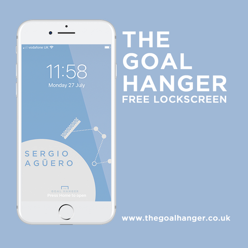 Aguero Lockscreen - The Goal Hanger
