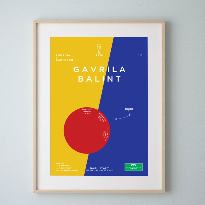Gavrila Balint: Romania v Cameroon 1990