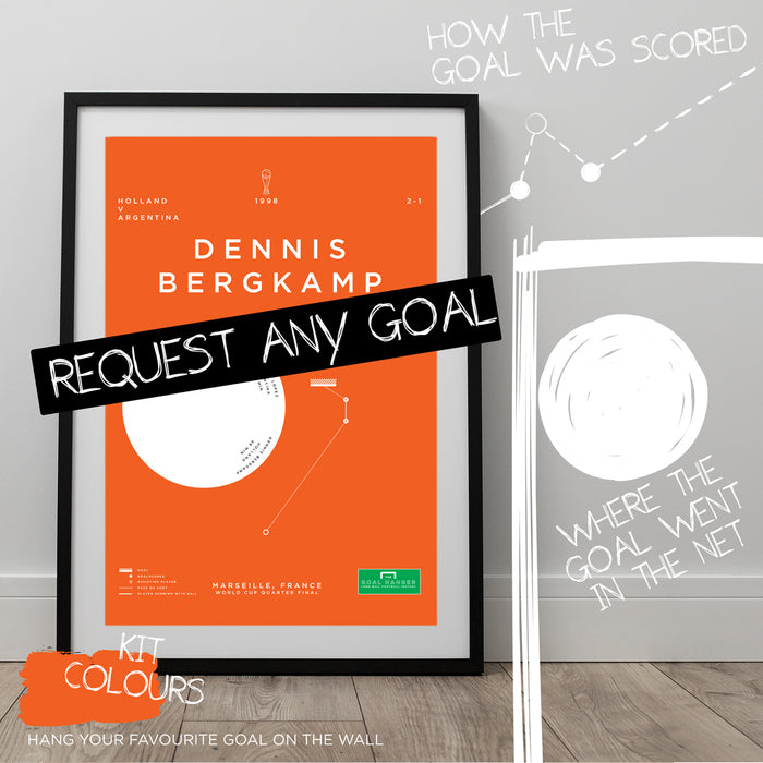 Any Dennis Bergkamp Goal As An Art Print