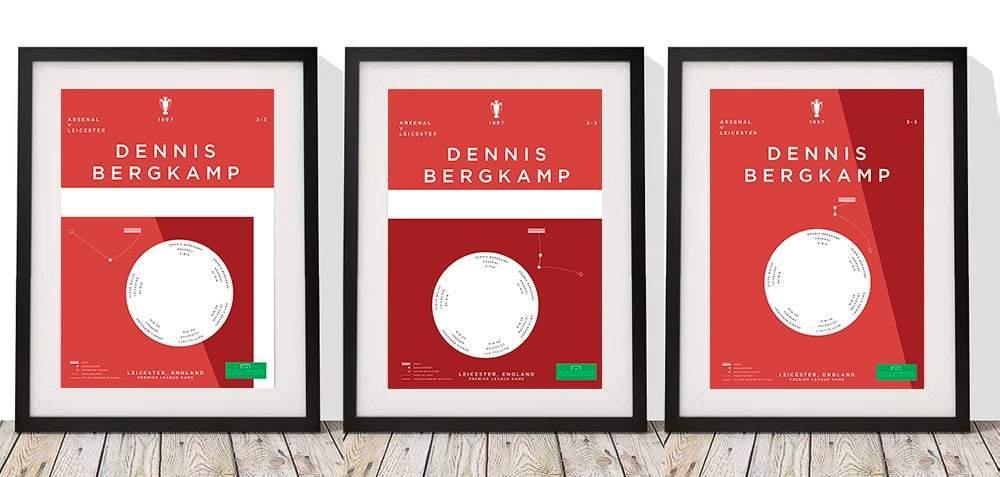 Dennis Bergkamp: Arsenal v Leicester Perfect Hat-Trick - The Goal Hanger