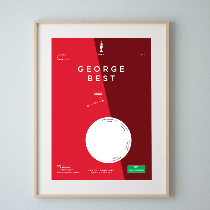 George Best: Leeds v Man Utd 1969