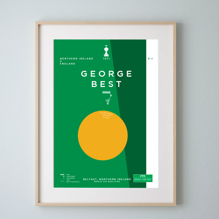 George Best: Northern Ireland v England 1971
