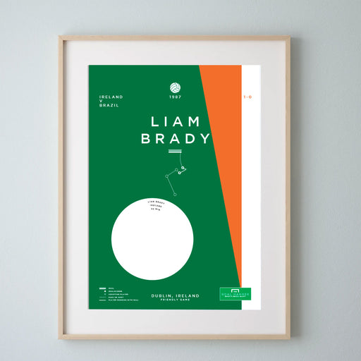 Liam Brady: Ireland v Brazil 1987