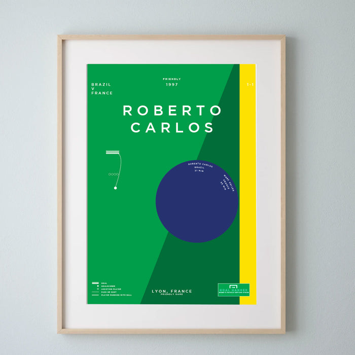 Roberto Carlos: Brazil v France Freekick