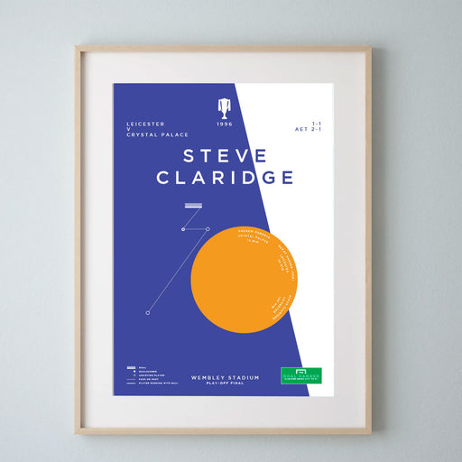 Steve Claridge football art print
