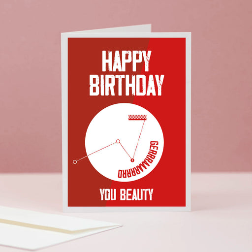 Steven Gerrard Liverpool Birthday Card