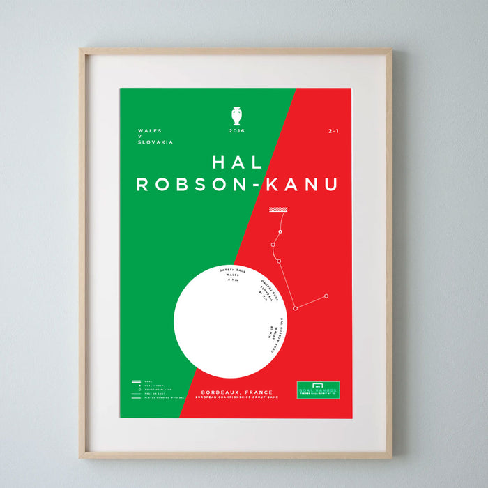 Hal Robson-Kanu infographic football art print