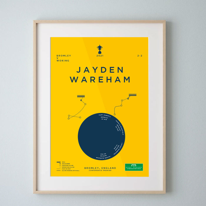 Jayden Wareham infographic football art print