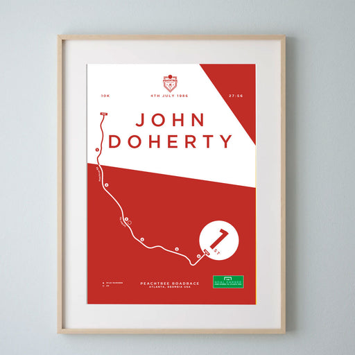 John Doherty 10km Running print