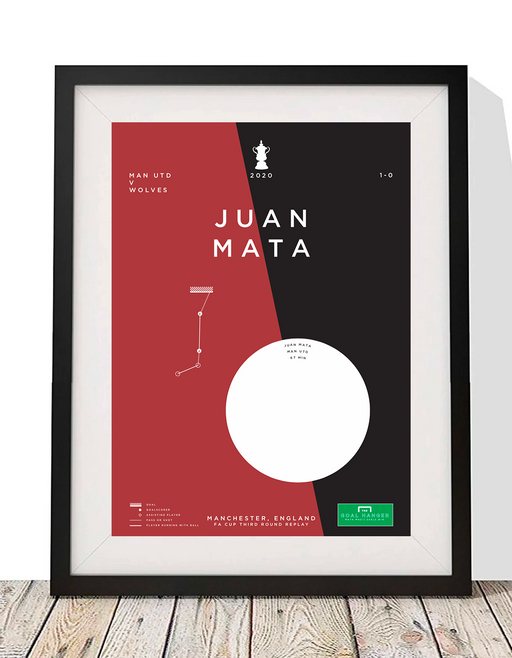 Juan Mata: Man Utd v Wolves 2020 - The Goal Hanger