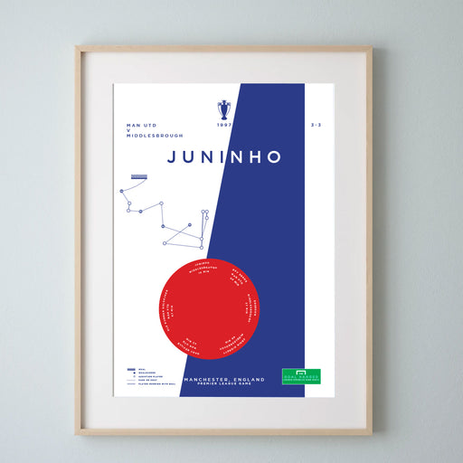 Juninho: Middlesbrough v Man Utd 1997