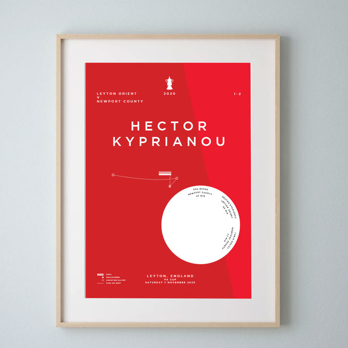 Hector Kyprianou football art print