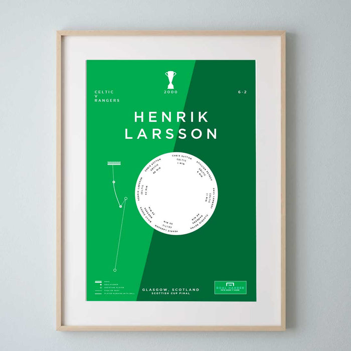 Henrik Larsson: Celtic v Rangers 2000