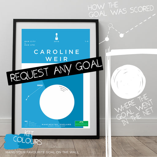 Request Any Man City Women's Goal As An Art Print