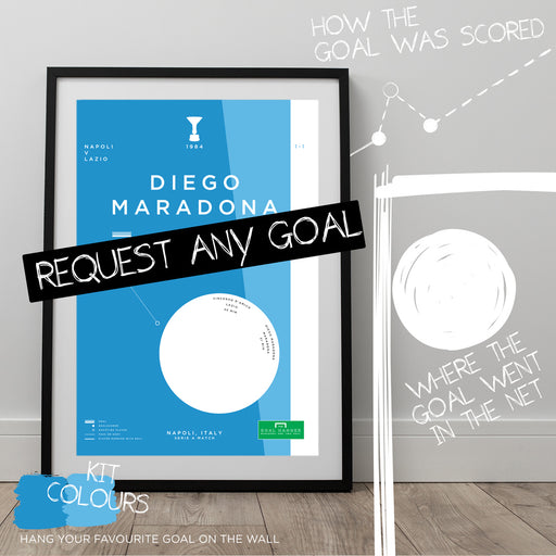Any Diego Maradona Goal As An Art Print