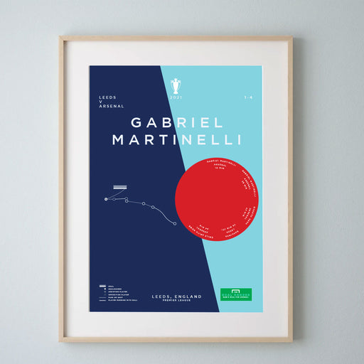 Gabriel Martinelli: Arsenal v Leeds 2021