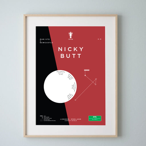 Nicky Butt: Man Utd v Newcastle 1996