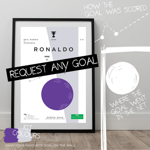 Any Original Ronaldo Goal As An Art Print