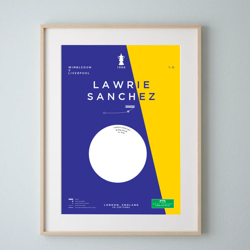 Lawrie Sanchez: Wimbledon v Liverpool 1988