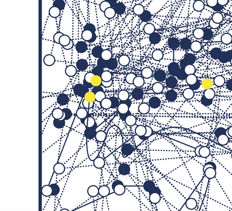 Tottenham v Man City 1981 - The Goal Hanger. Football data inspired artwork