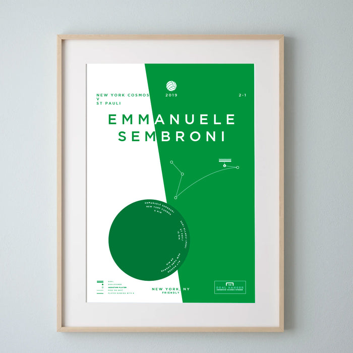 Emmanuele Sembroni: New York Cosmos v St Pauli 2019