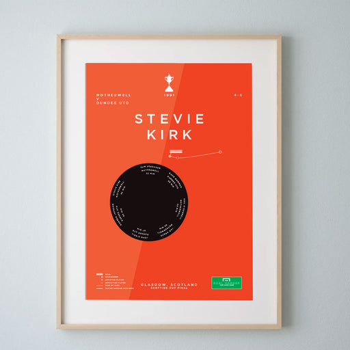 Stevie Kirk infographic football art print