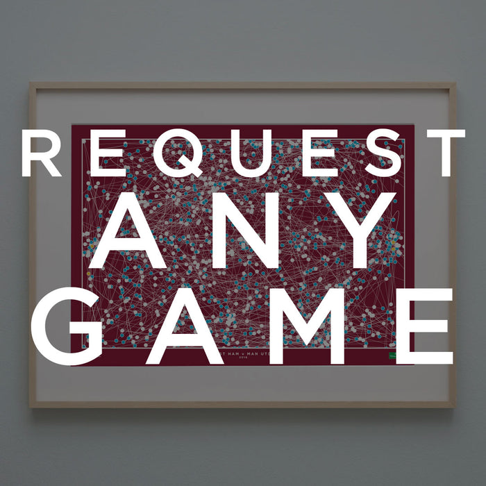 Request a West Ham game as an art print