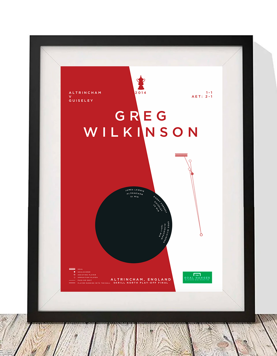 Greg Wilkinson: Altrincham v Guiseley 2014 — The Goal Hanger