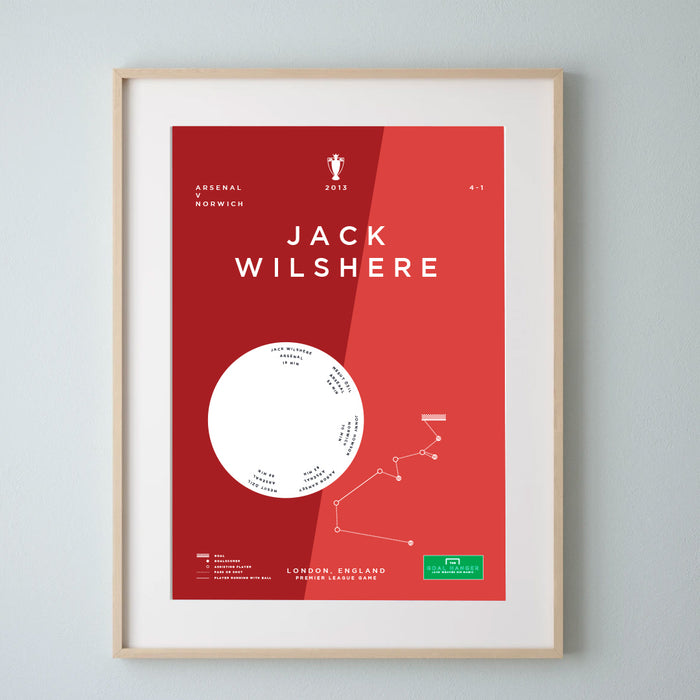 Jack Wilshere: Arsenal v Norwich 2013
