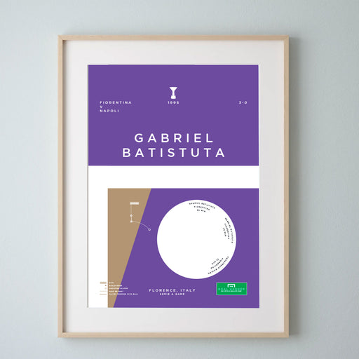 Gabriel Batistuta: Fiorentina v Napoli 1996