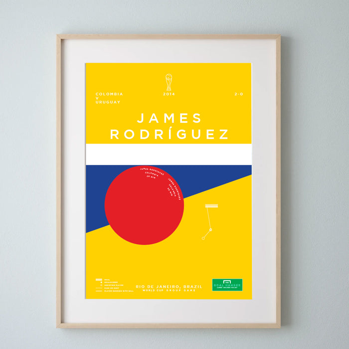 James Rodriguez: Colombia v Uruguay 2014